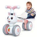 Baby Balance Bike with 4 Wheels, for Ages 10+ Months Toys Gifts, Boy/Girl Balance Bike, Toddler Best First Birthday Gifts