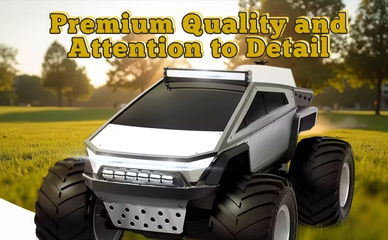 [Remote Control Off-Road] RC Monster Truck Toy 2.4GHz 4WD All Terrain RC Monster Truck Toy, 1:12 Remote Control Car, Realistic Sound Effects, Remote Control Off-Road Vehicle with Ergonomic Grip, Remote Control Off-Road Vehicle with LED Lights, Music, Exce