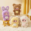 Samuel Cute Pet Series Plush Healing Doll, Cute Rabbit, Bear, Mianyang Shaped, Comes with Hanging Accessories And Birthday Gifts, Style Random 1pc