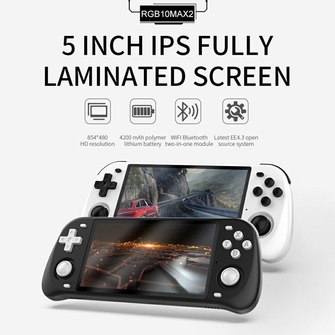 Powkiddy RGB10MAX2 Retro Handheld Console