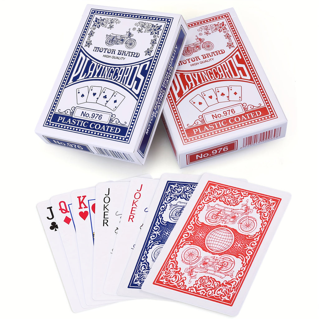 Adult Playing Cards, 24 Packs Decks of Cards Bulk, Poker Size, Standard Index, Card Game, 12 Blue And 12 Red, Poker Cards, Christmas Family Games Card, Home Party Game