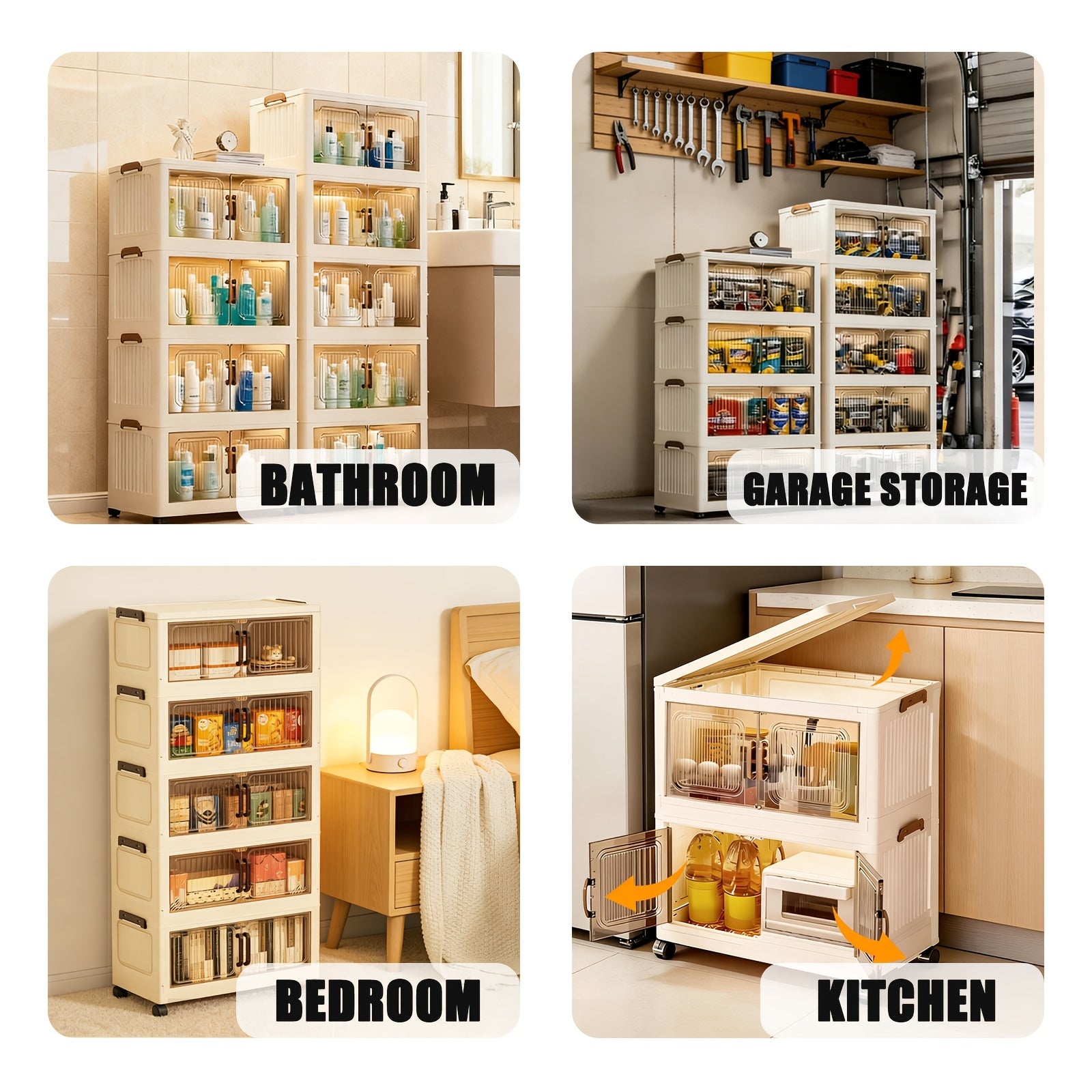 Curio Display Cabinet, Clear Acrylic Glass Door Blind Box Figure Display Case, Dust-Proof Showcase And Toy Storage Organizer Great for Retail Shelving And Retail Display Stands, Living Room Suitable for Mini Toys, Collectibles