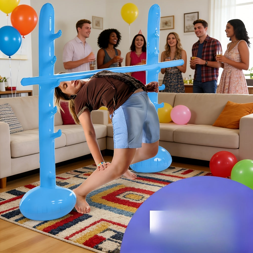 Inflatable Limbo Game for Adults - Sturdy And Fun Limbo Set Ideal for Family Events, Gatherings, And Outdoor Activities