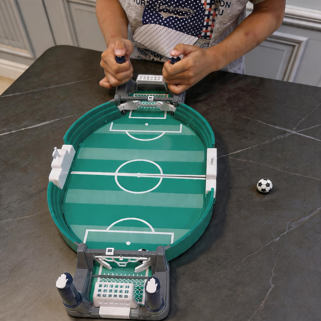 Kids' Portable Table Football Game Set, Parent-Child Versus Football Toy, 2-Player Competitive Puzzle Table Game, Durable PP Material, Independent Tabletop Design, Indoor Family Game, Kids' Party Toy, Christmas, Thanksgiving Gift, Soccer Board Game