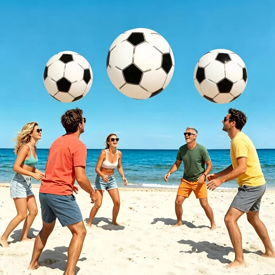 12 Outdoor Inflatable Soccer Balls, Suitable for Pool Parties, Beach Soccer, And Competitive Football