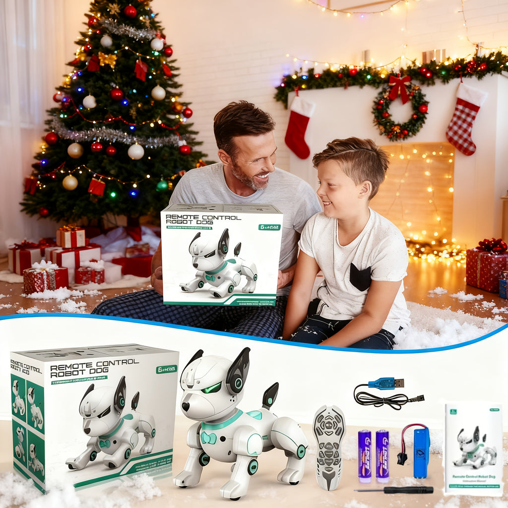 Intelligent Robot Dog, Electronic Pet Stunt Dog, Dialog Intelligent Programming, Companion Toys, Children's Artificial Intelligence Robot, Halloween Gift Children's Birthday Gift
