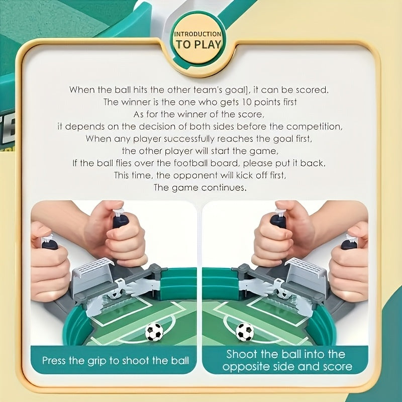 Portable Football Game Set - Durable PP Material, Stand-Alone Table Design, Perfect Family Party Game for Christmas, Halloween, Thanksgiving, Board Game