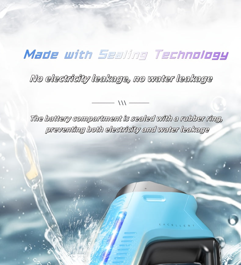 Auto-filling Electric Water Gun, Pulse Jet Water Gun with LED Light Show, 40-foot Long-range Fast Shooting Water Gun, USB Rechargeable Large-capacity Water Gun, Suitable for Children And Adults, Adult Water Gun Is Suitable for Swimming Pool Beach