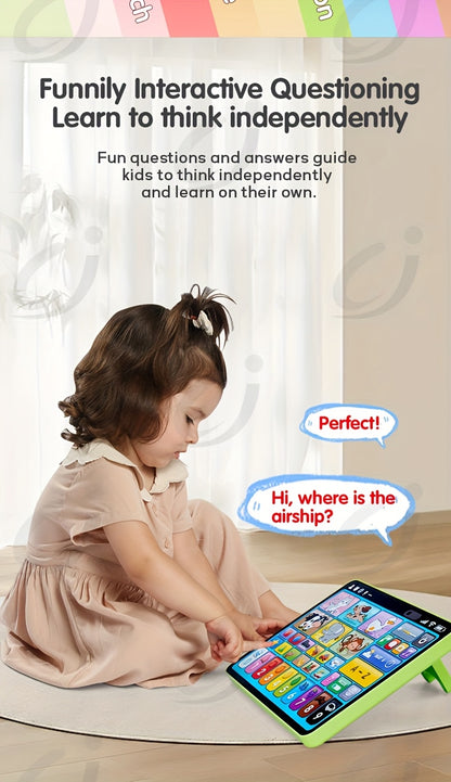 [Birthday Christmas Gifts] 2026 New Learning Tablet For Toddlers, Trilingual Learning Toys With Music & Sound, Speech Therapy Toys For 12 Months Boy Girl, Musical Baby Birthday Toys For 1 Year Old Girls, Toddler Educational Toys Birthday Christmas Gifts,