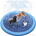 Extra Thick Splash Pad for Large Dogs, 0.6Mm Non-Slip Durable Dog Sprinkler Pool & Cooling Mat, Heavy Duty Summer Outdoor Water Play Fountain for Jumbo Breeds