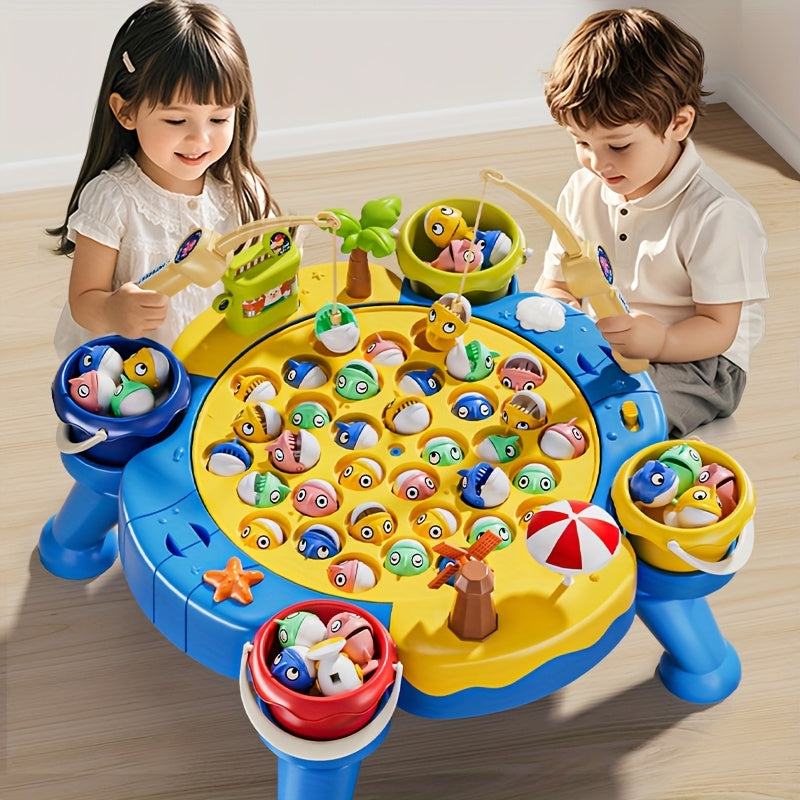 OCEAN 66pcs Magnetic Fishing Game for Kids Toys Boys Ages 3-5 4-6, Magnetic Fishing Toys with Fishing Rods, Birthday Gifts for 3 4 5 6 Year Old Boys Kids, Innovative Toys for Boys 3 to 5 Years 1-8 Players