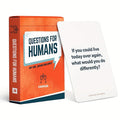 Questions for Humans Couples Cards - Trust & Intimacy Building Game for Relationship Building, Conversation Starter Cards for Couples, Fun Date Nights & Relationship Activities, Interactive Card Game | Durable Card Stock, Card Games for Couples