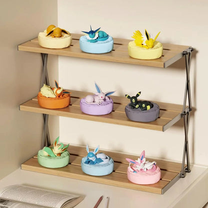 [CN] Pokemon Sleepy Pose Eevee Blind Box Eeveelutions Blind Box - Cute Kawaii Eeveelutions Sleep Pose Figures- Vaporeon Sylveon Espeon Umbreon Leafeon Glaceon - Desktop Ornament Mystery Toy - Simplified Chinese
