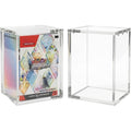1 Pack/ 2 Pack Acrylic Case For PKMN Booster Bundle - Magnetic Clear Protective Display Box With UV Protection - Fits Scarlet & Violet, Prismatic Evolutions, 151, Paldean Fates & More 6-Pack Bundles