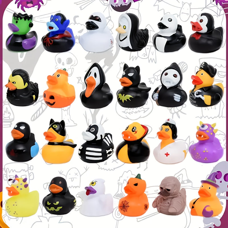 [Party Favor Duck Toys] Rubber Duck Toys - 20/100pcs Novelty Squeeze Ducks Bulk Duckies, Party Favor, Goodie Bag Fillers, Style Design Ducks Toys for Decor