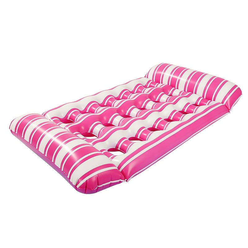 1/2/4-pack Inflatable Pool Lounger For Adults - Sun Tanning Float With Headrest, Floating Mat For Swimming Pool, Beach And Lake Use - Comfortable Water Recreation