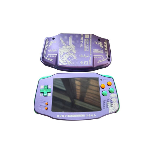 Retro Handheld Game Console Anbernic RG34XX Metal - Linux GBA Style IPS Portable Gaming Handheld 3500mAh Purple