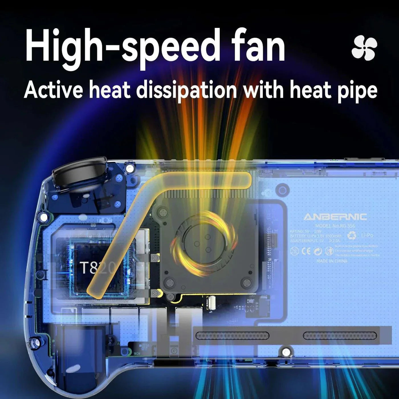 Anbernic RG556 – 5.48" AMOLED Android Handheld Console