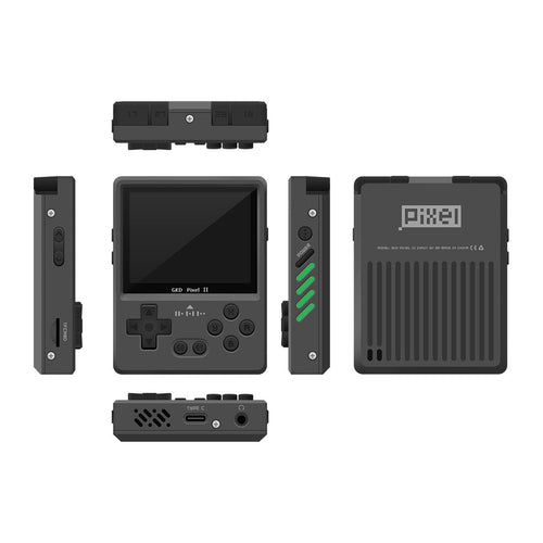 Handheld Game Console GKD Pixel 2 Retro Gaming CNC Aluminum 2.4-inch IPS OTG Vibration