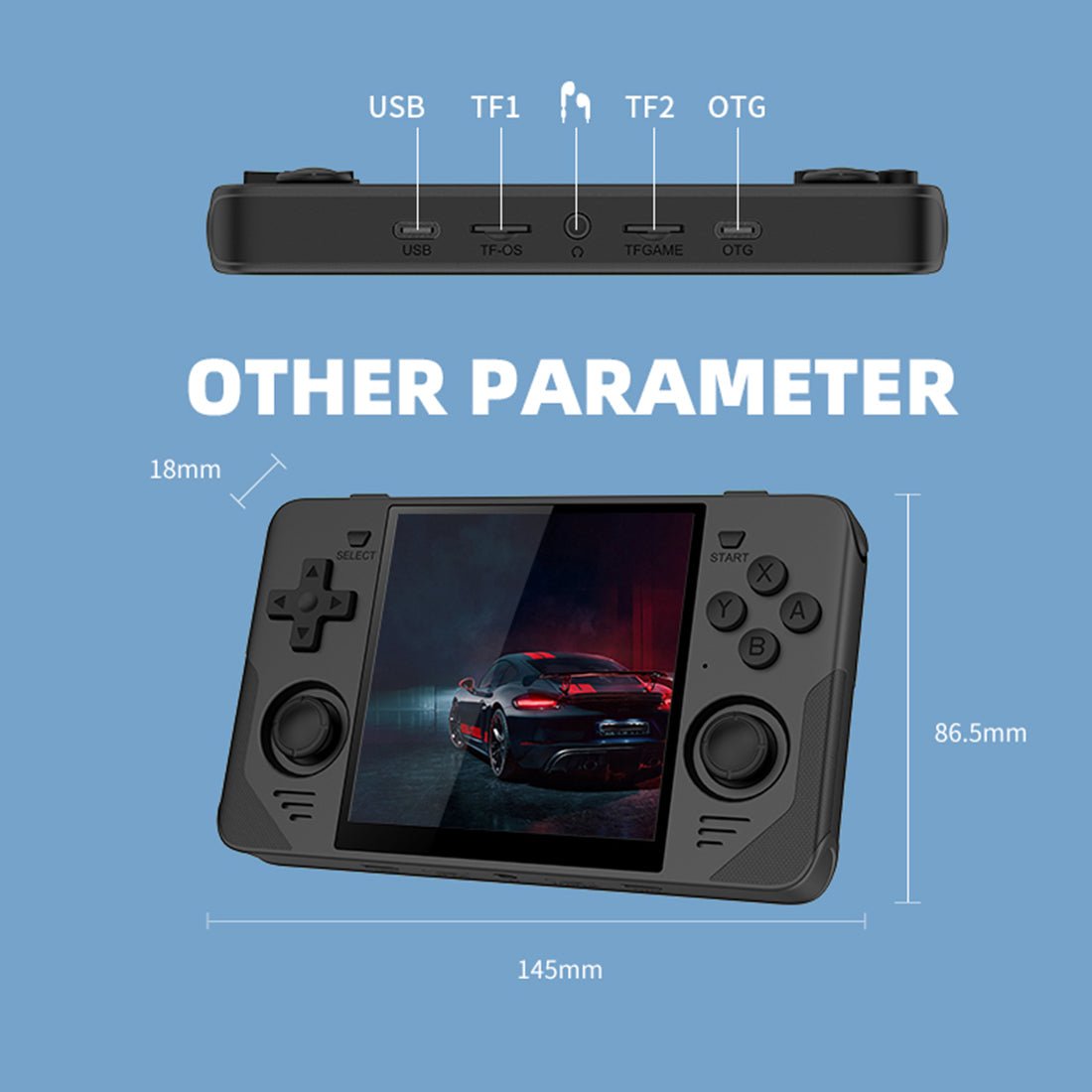 Powkiddy RGB30 Retro Handheld Game Console