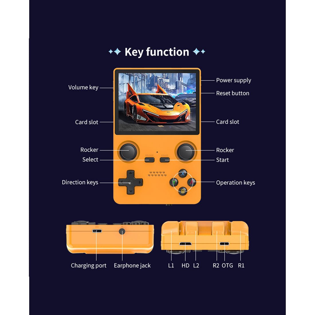 Powkiddy X35S Handheld Retro Gaming Console