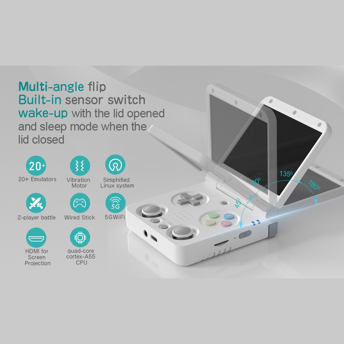 Miyoo Flip V2  Retro Handheld Game Console