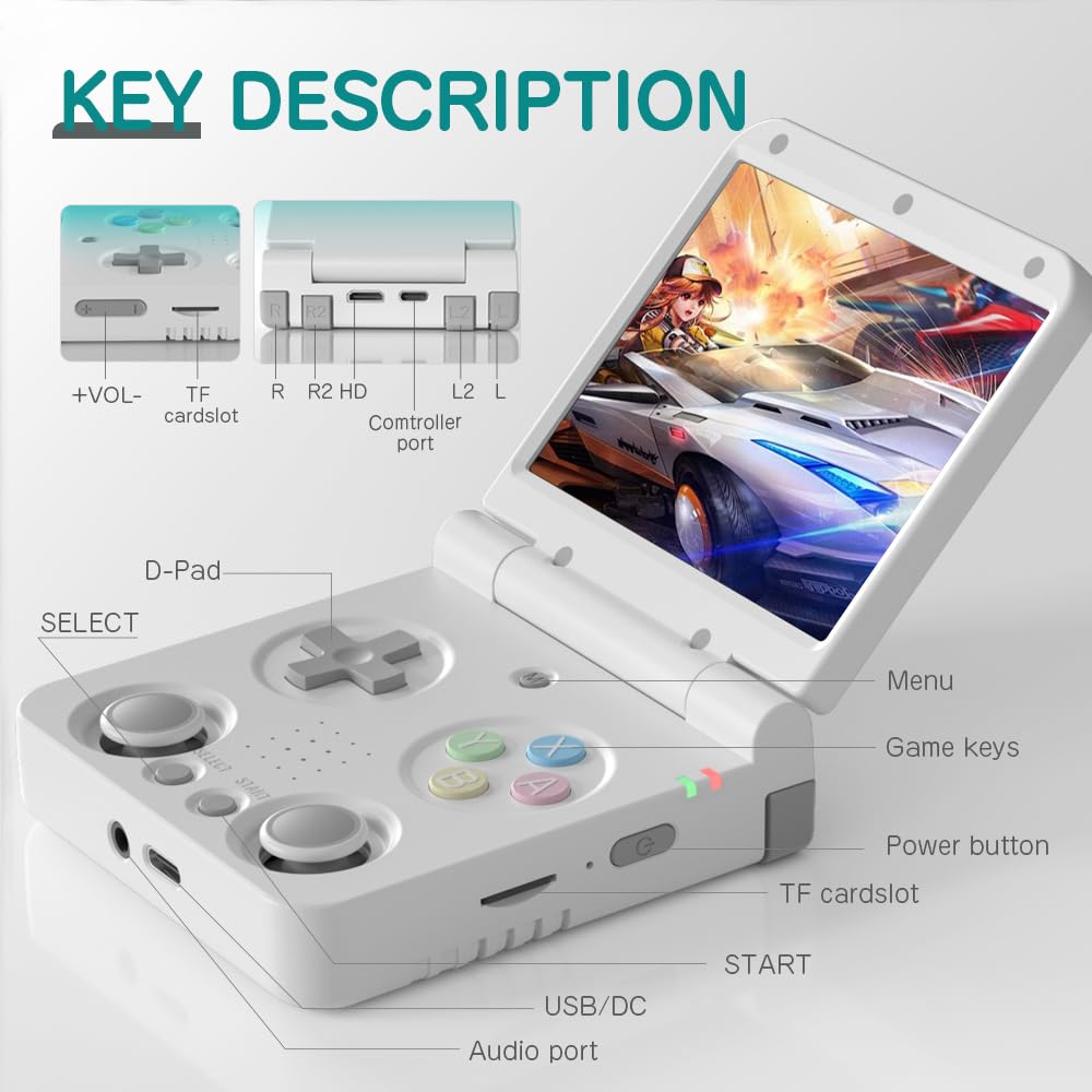 Miyoo Flip V2  Retro Handheld Game Console