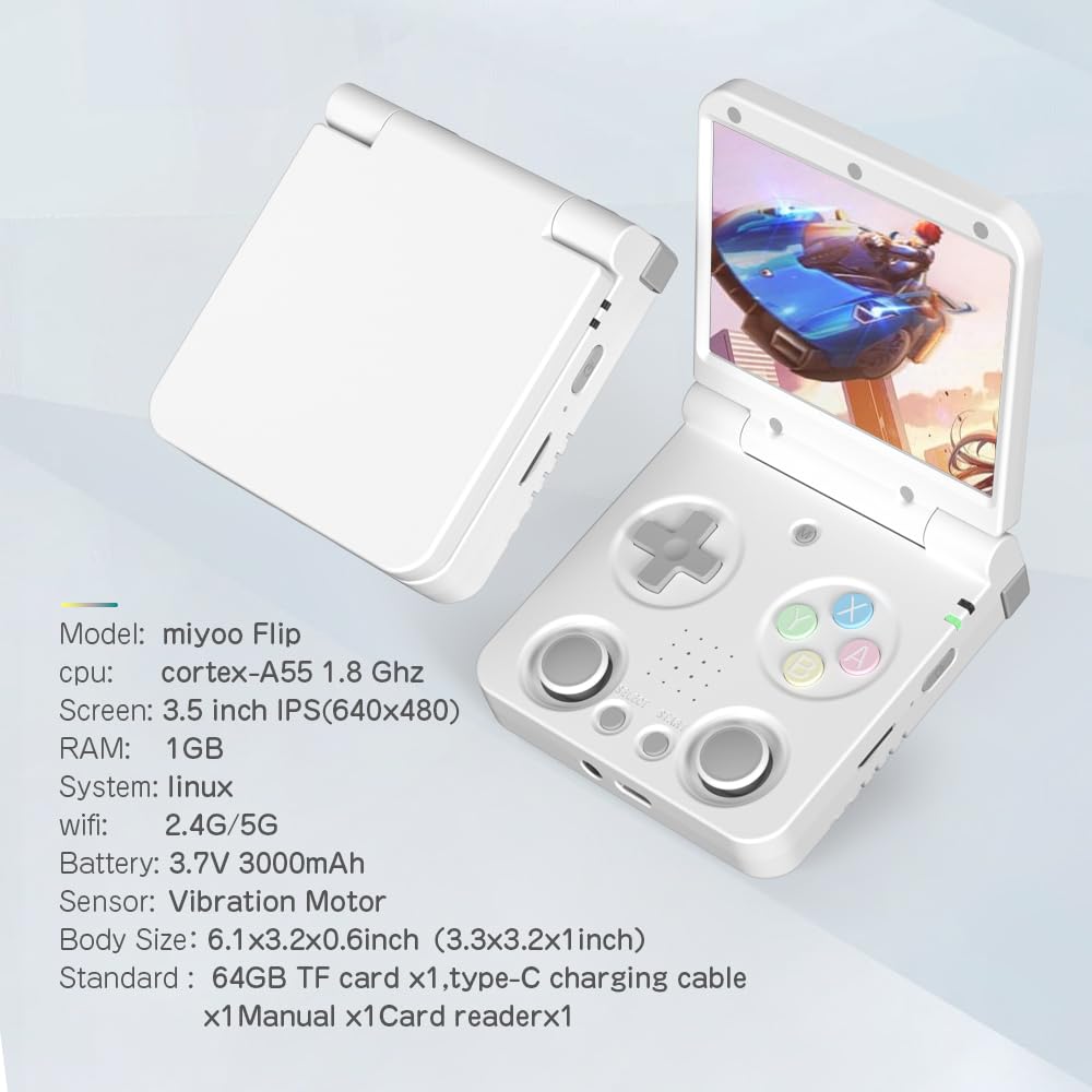 Miyoo Flip V2  Retro Handheld Game Console
