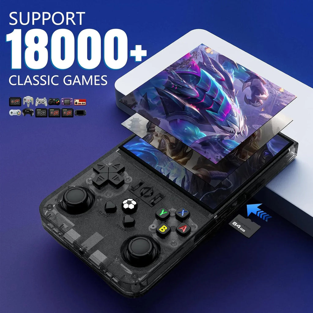 Handheld Game Console R36 Max – 4.0" IPS 720x720 4000mAh 18000 Games Linux